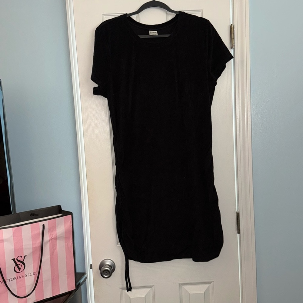 PINK terry swimsuit cover up one piece size XXL